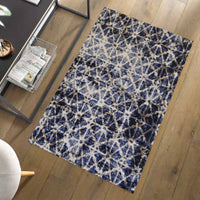 2' x 4' Modern Ombre Geo Washable Floor Mat