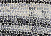 2' x 3' Shades of Gray Pebbles Washable Floor Mat
