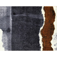 2' x 3' Gray and Brown Abstract Southwest Washable Floor Mat