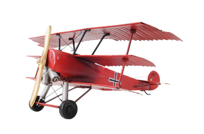 c1916 Red Baron Fokker Triplane Model Sculpture