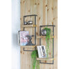 Industrial Styled Two Tiered Wall Shelf