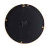 Modern Minimal 16" Gold and Mirror Round Wall Clock