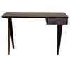 Two Tone Criss Cross Wooden Desk