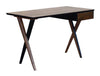 Two Tone Criss Cross Wooden Desk