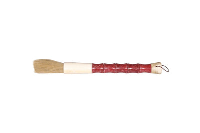 Red Spotted Jade Faux Bamboo Decorative Calligraphy Brush