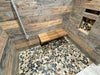 30" Grand Resort Wall Mount Slat Teak Shower Bench