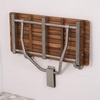 28" Grand Resort Wall Mount Teak Shower Bench