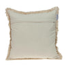 Boho Garland Beige and Navy Blue Decorative Accent Pillow