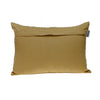 Shimmering Metallic Gold Beaded Luxury Throw Pillow