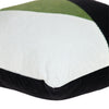 Multicolor Green Highlight Soft Touch Throw Pillow