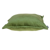 Premier 20" Soft Touch Olive Green Solid Color Accent Pillow