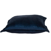 Premier 20" Soft Touch Navy Blue Solid Color Accent Pillow