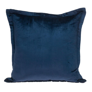 Premier 20" Soft Touch Navy Blue Solid Color Accent Pillow