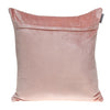 Geometric Lush Quilted Metallic Pink Throw Pillow