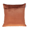 Burnt Orange Tufted Velvet Quilted Throw Pillow