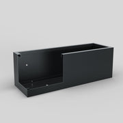 35" Mod Black Designer Metal Planter Box