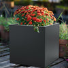 Mod Black Designer Metal Cube Planter Box