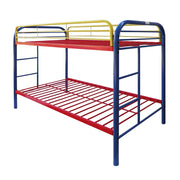 Colorful Twin Over Twin Bunk Bed