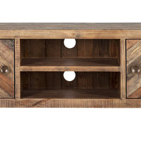 Rustic Natural Trendy TV Console