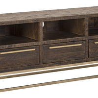 Contemporary Industrial Style TV Console
