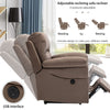Premium Brown Recliner Chair with USB Port and Massage