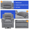 Premium Grey Recliner Chair with USB Charge and Massage