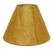 16" Brown Slanted Empire Crinkle Oil Paper Lampshade