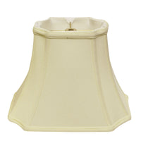 17" Ivory Inverted Rectangle Shantung Lampshade