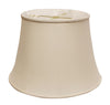 18" Biege Sloped Euro Bell Pongee Shantung Lampshade