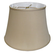 18" Greige Sloped Euro Bell Pongee Shantung Lampshade