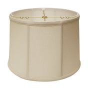 17" Off White Throwback Drum Linen Lampshade