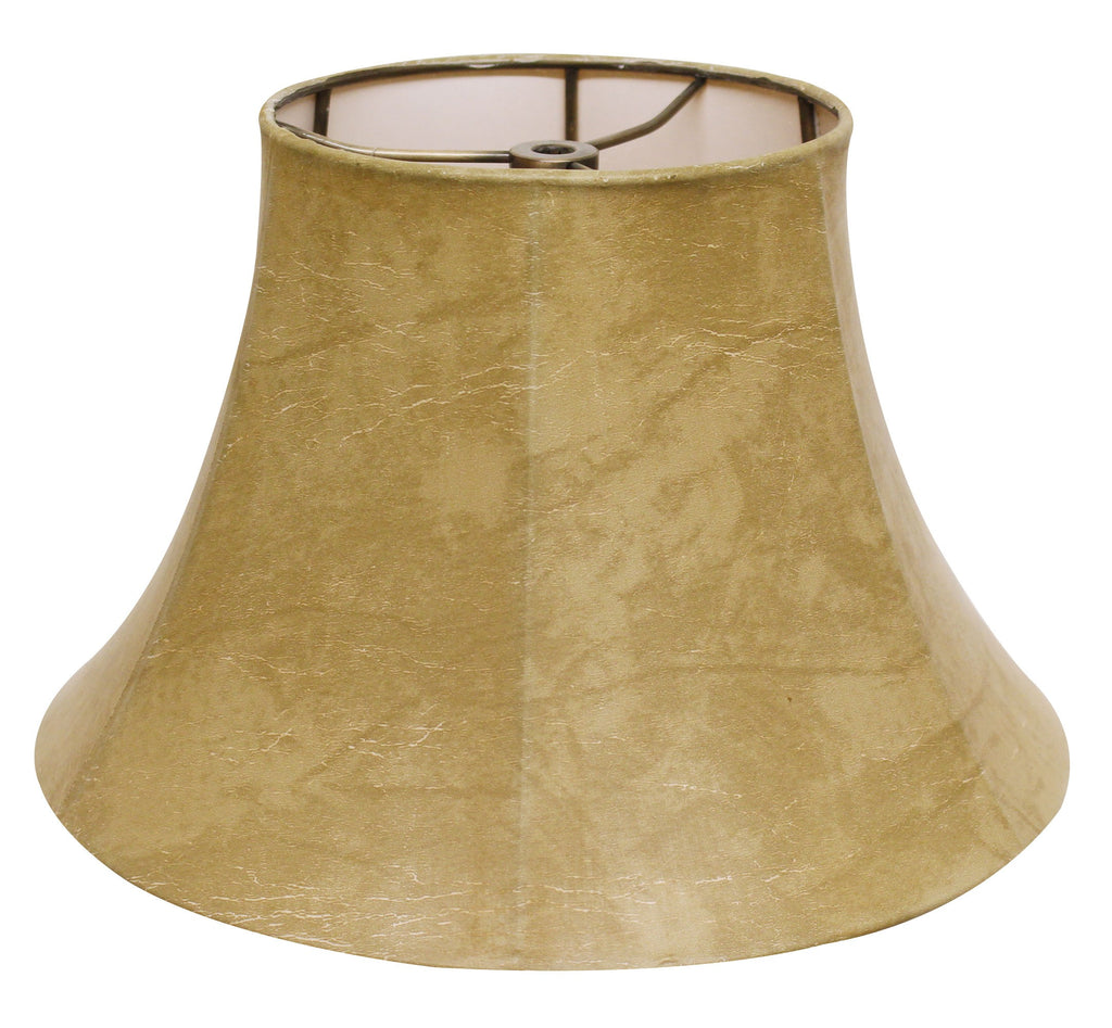 12" Faux Snakeskin Slanted Softback Parchment Lampshade