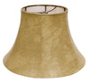 14" Faux Snakeskin Slanted Softback Parchment Lampshade