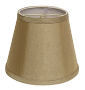 8" Pale Brown Empire Hardback Slanted No Slub Lampshade