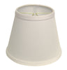 10" White Empire Hardback Slanted No Slub Lampshade