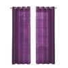 Set of Two 84"  Purple Solid Modern Window Panels