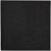 5' X 5' Black Square Non Skid Indoor Outdoor Area Rug