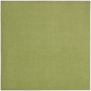 5' X 5' Green Square Non Skid Indoor Outdoor Area Rug