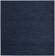 5' X 5' Midnight Blue Square Non Skid Indoor Outdoor Area Rug