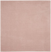 5' X 5' Pink Square Non Skid Indoor Outdoor Area Rug