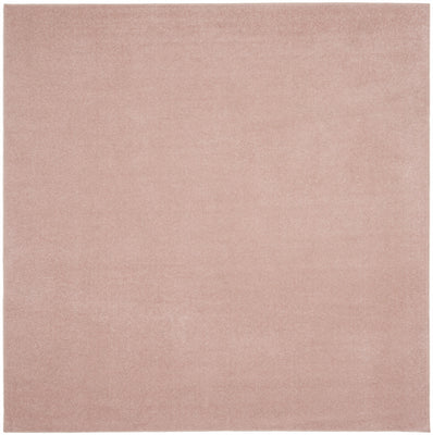 5' X 5' Pink Square Non Skid Indoor Outdoor Area Rug