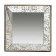 24" Square Vintage Style Wall Mounted Accent Mirror
