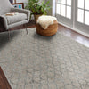 8' X 10' Beige Moroccan Stain Resistant Area Rug