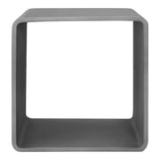 18" Grey Open Geo Cube Display Bookcase