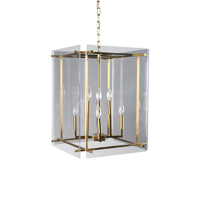 Chandelier Eight Light Acrylic Dimmable Ceiling Light
