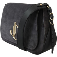 Varenne Dusk/Black Leather Shoulder Bag