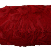 Red Fur Brocade Crystal Shoulder Women VANDA Purse