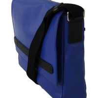 Blue Shoulder Cotton Sling Crossbody Messenger Bag