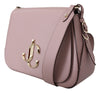 Varenne Mauve Leather Shoulder Bag