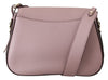 Varenne Mauve Leather Shoulder Bag